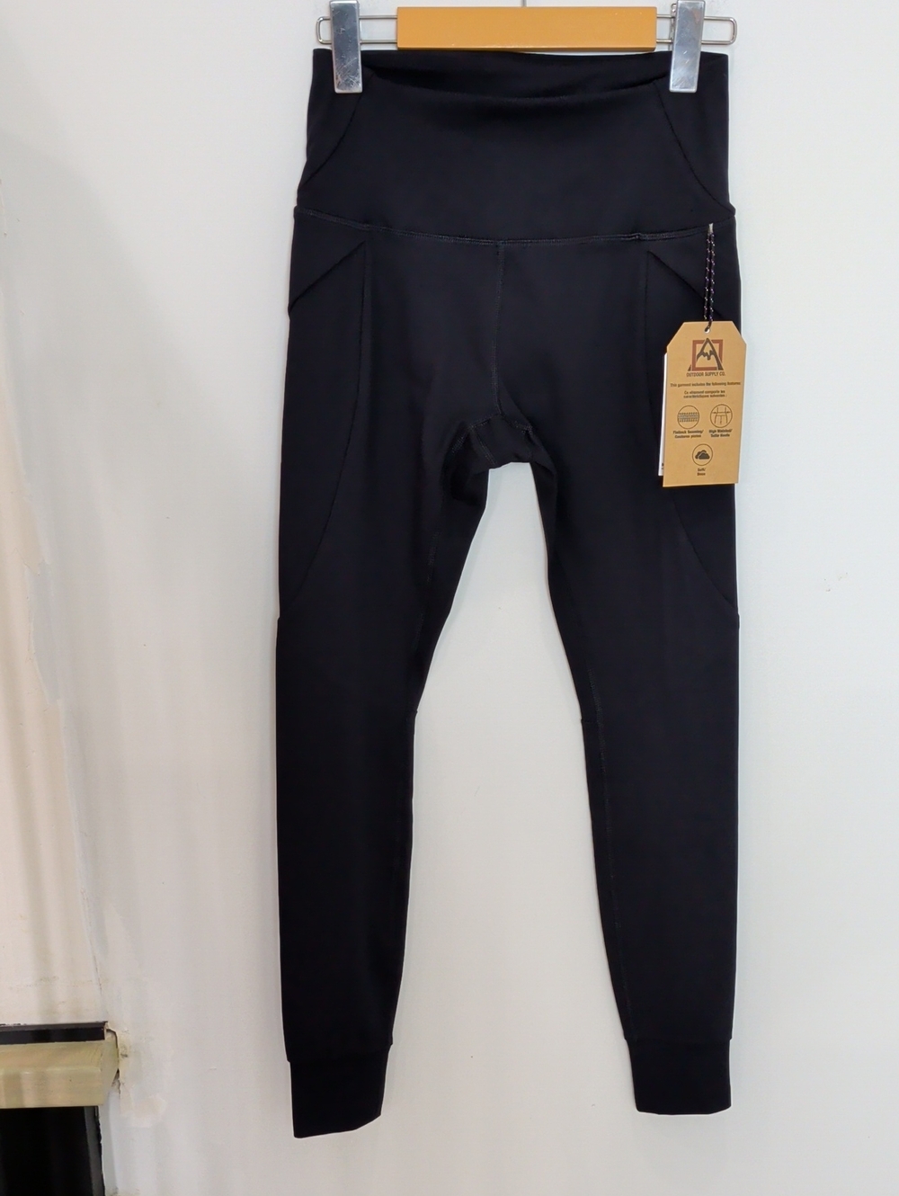 OUTDOOR SUPPLY CO. | Women's Black Buttery Soft High-Rise Slim Tapered Leggings